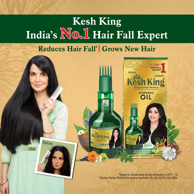 Kesh King Oil 100ml+ Shampoo Conditioner Combo 200ml - Image 4