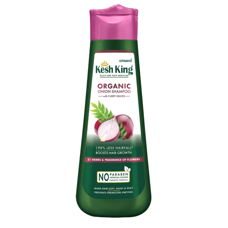 Kesh King Organic Onion Shampoo With Curry Leaves
